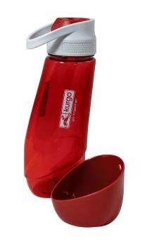 Kurgo Gourd Water Bottle Barn Red